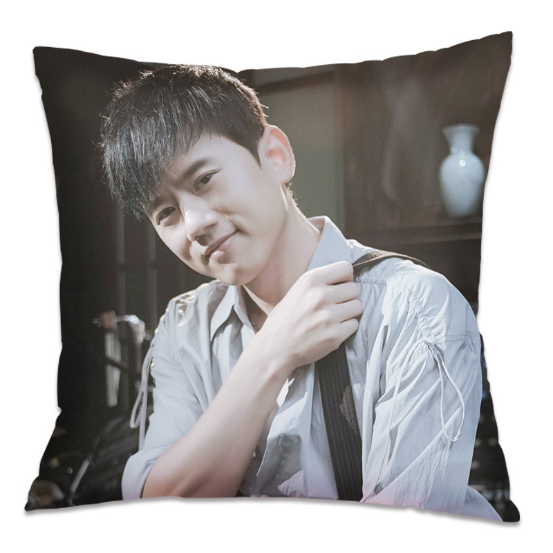 张杰抱枕双面照片订制明星周边同款创意枕头靠垫