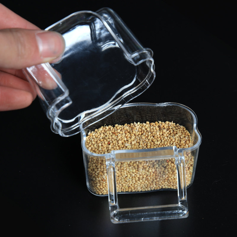 虎皮牡丹鹦鹉自动喂食八哥鸟用防撒喂食器