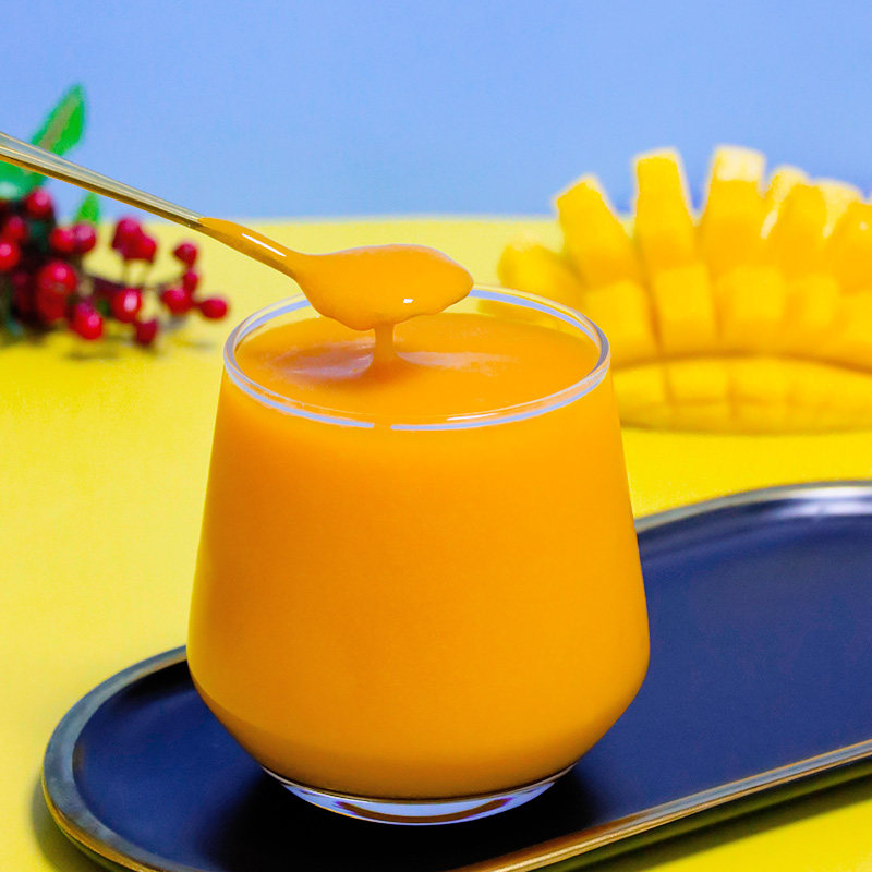 芒果甘露杨枝商用果泥果酱肉汁鲜果原浆新鲜果纯果蔬汁