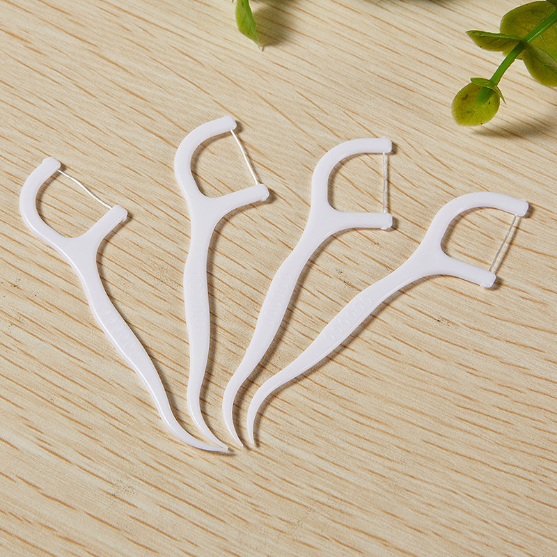 小虎牙10支便携随身牙线棒酒店口腔医院批发一次性牙签可定制贴牌