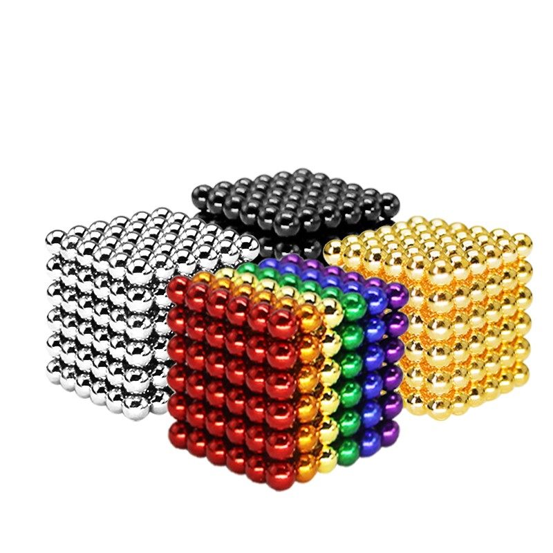 吸铁石巴可磁力珠巴克球磁珠1000颗磁石铁球玩具球形装饰魔力开发