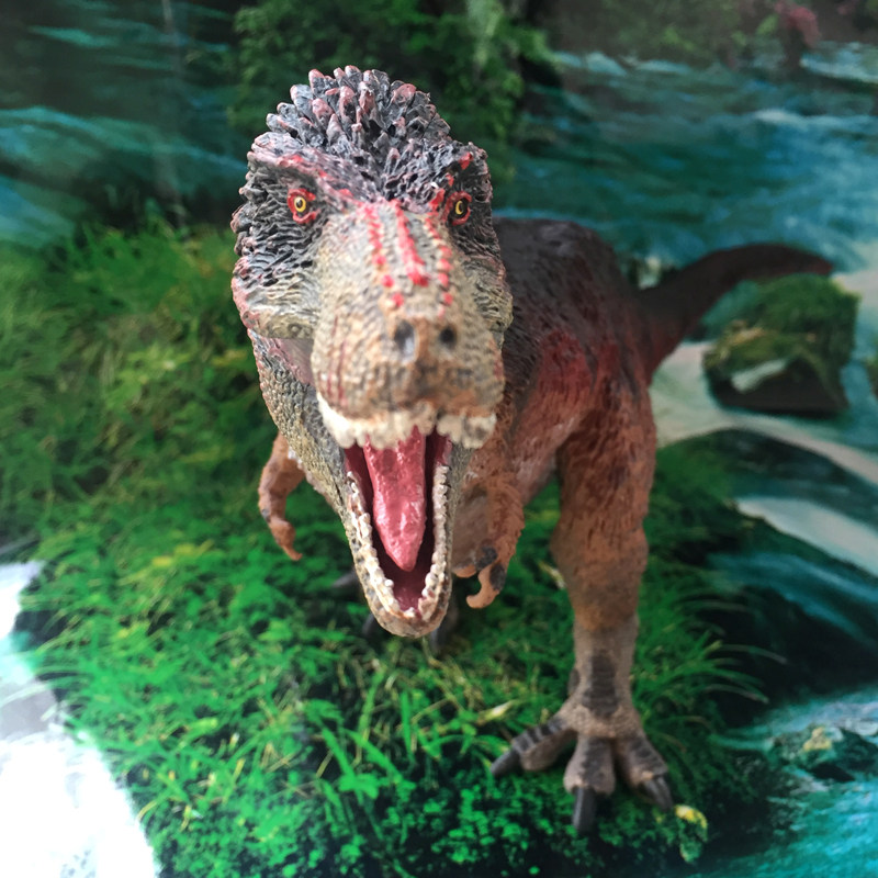 美国safari正品恐龙教学模型羽暴龙羽毛霸王龙摆件礼物欧盟ce认证