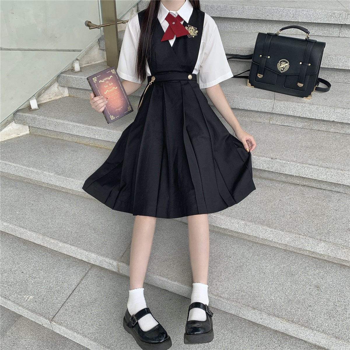 正统jk制服护奶裙基础款正版学生卡奶裙短西装连衣裙春夏套装班服