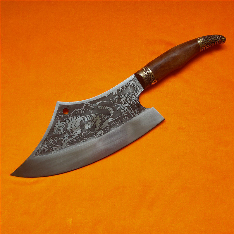 龙泉市佳音刀剑白虎庖丁斩切两用中式家用菜刀菜刀