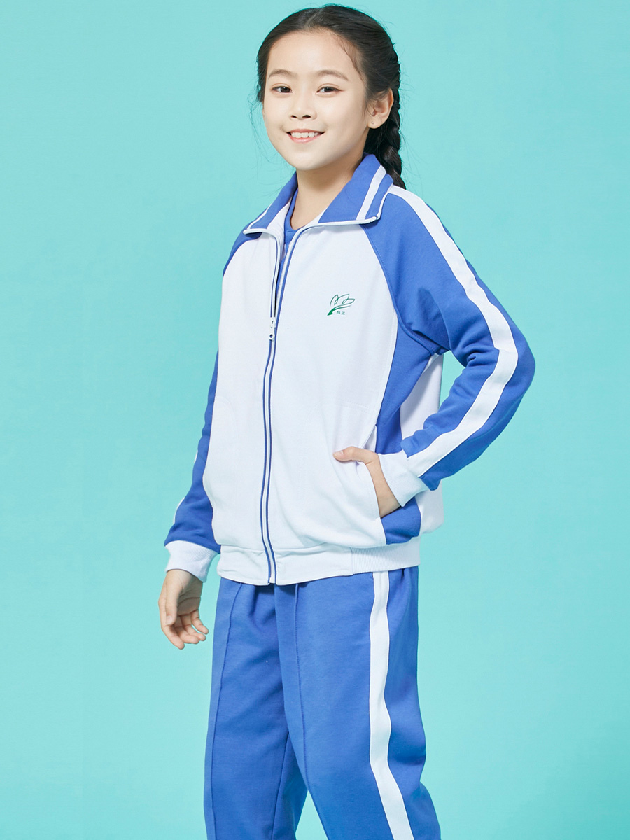 深圳校服小学女生加绒加厚冬季外套长裤抓绒学生校服