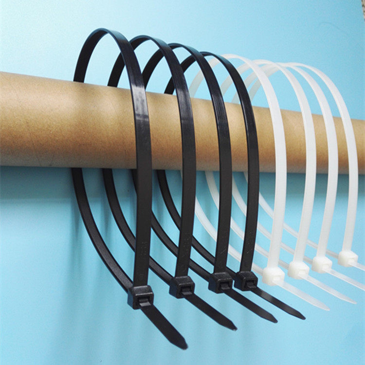 新光国标尼龙扎带8x400mm自锁式塑料电缆捆绑固定扣76x400束线带