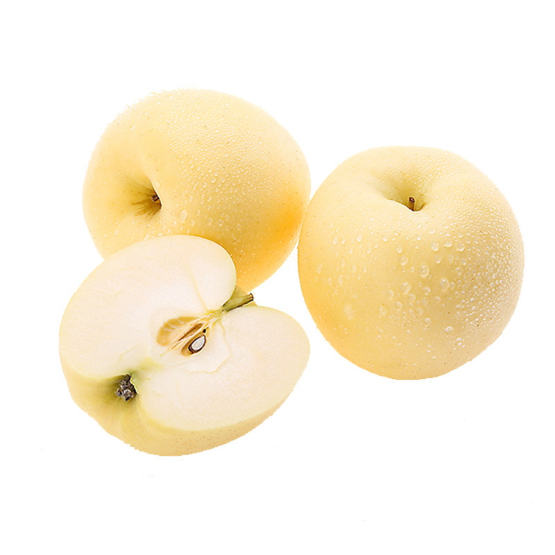 烟台特产黄金奶油富士苹果抖音新鲜一级小白苹果应季水果 5斤包邮