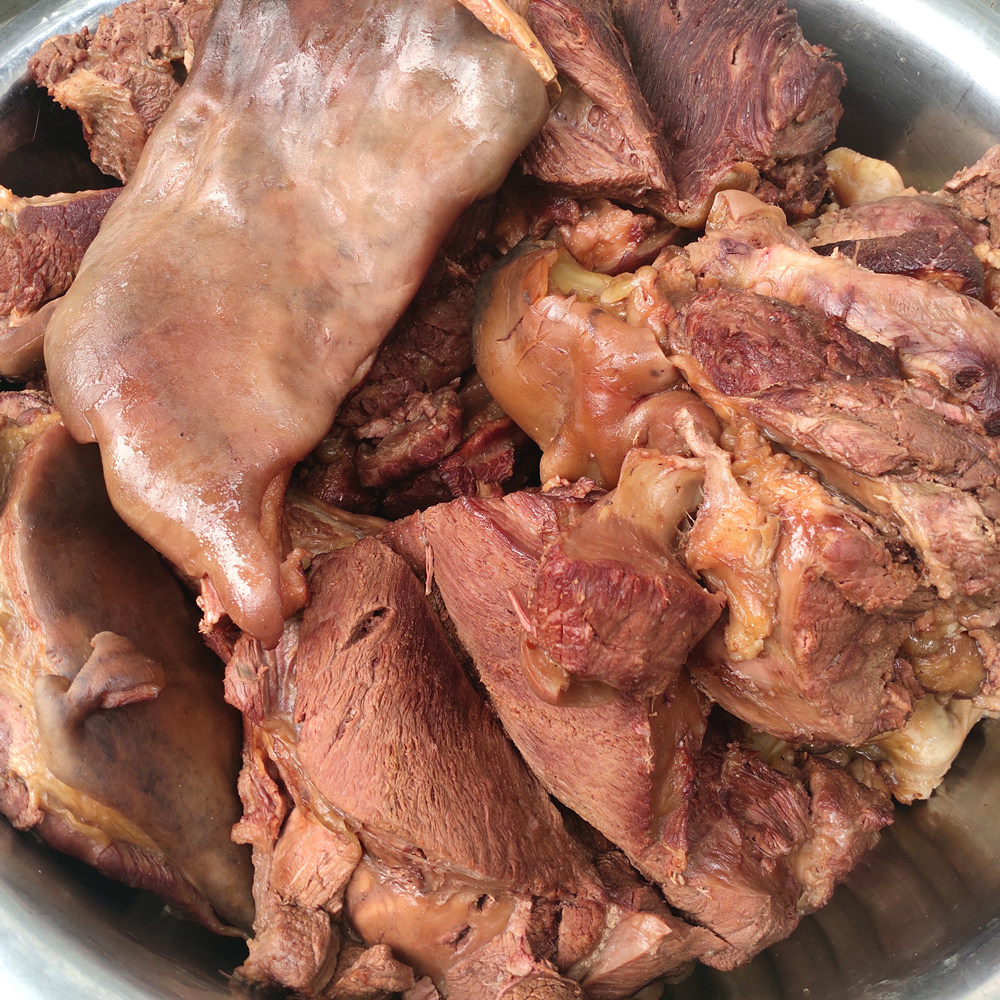 真空熟食驴肉保定五香酱驴肉带皮熟驴肉驴肉火烧熟食500g顺丰包邮