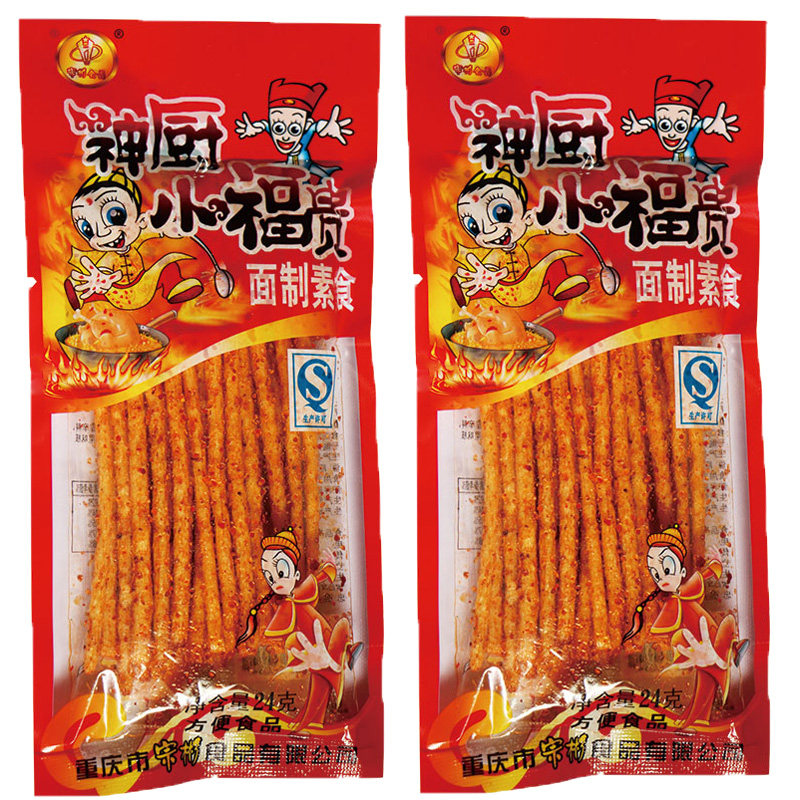 正宗神厨小福贵辣条8090后怀旧零食小吃麻辣儿时回忆重庆四川特产