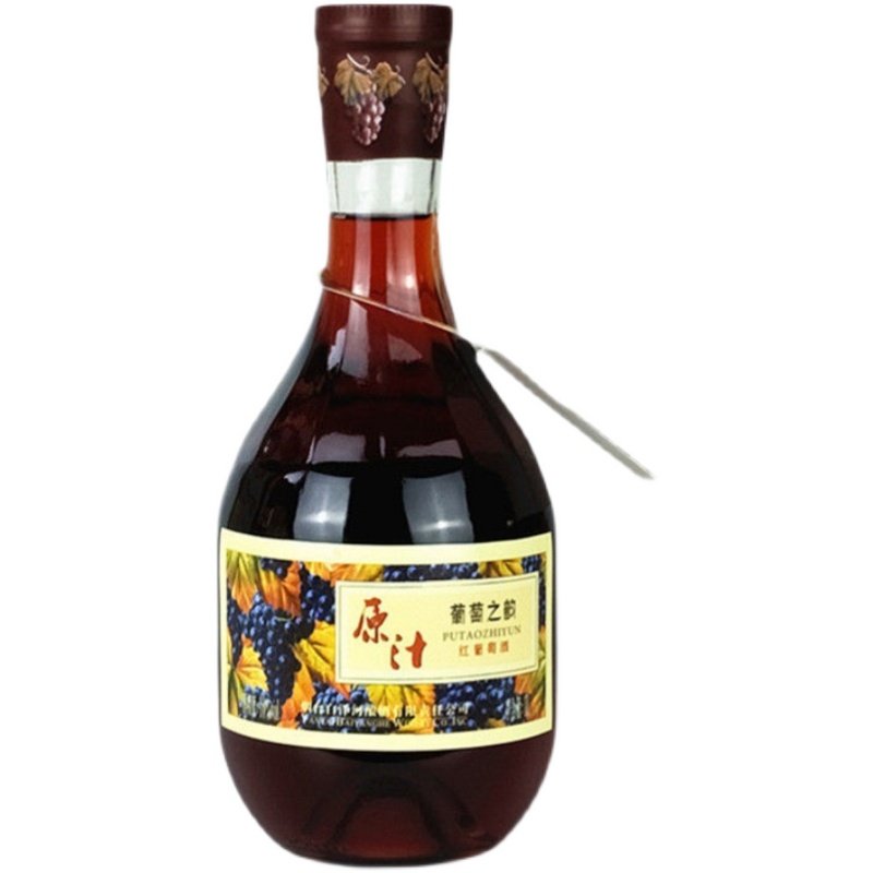 白洋河日常瓶包1000mlx210度果酒甜酒配餐红葡萄酒之韵甜型葡萄酒(含