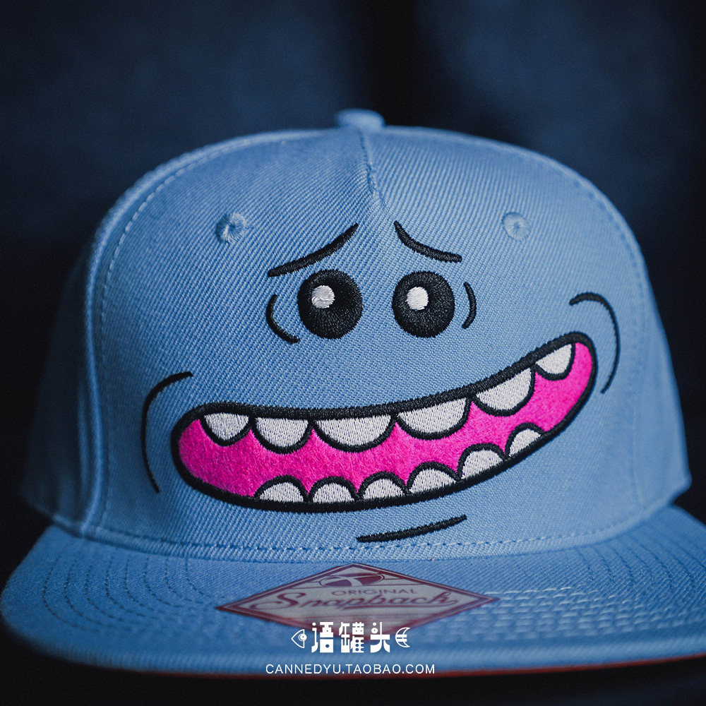 瑞克和莫蒂rick and morty使命必达先生mr.meeseeks平沿帽棒球帽