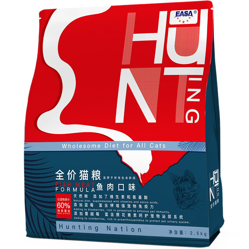 伊萨天然猫粮幼猫14月奶糕小猫英短成增肥发腮猫全价膨化粮