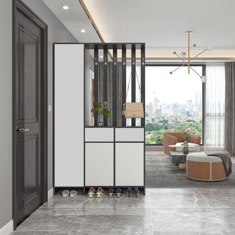 客厅入户玄关鞋柜一体双面门厅隔断装饰定制门厅