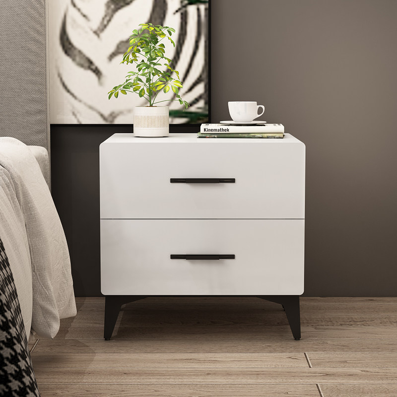 轻奢床头柜多功能收纳柜储物柜简约时尚卧室床边床头柜