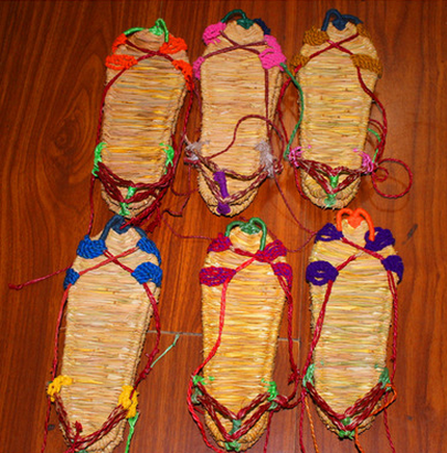 稻草草鞋手工编织男女女款鞋子特色工艺品其他