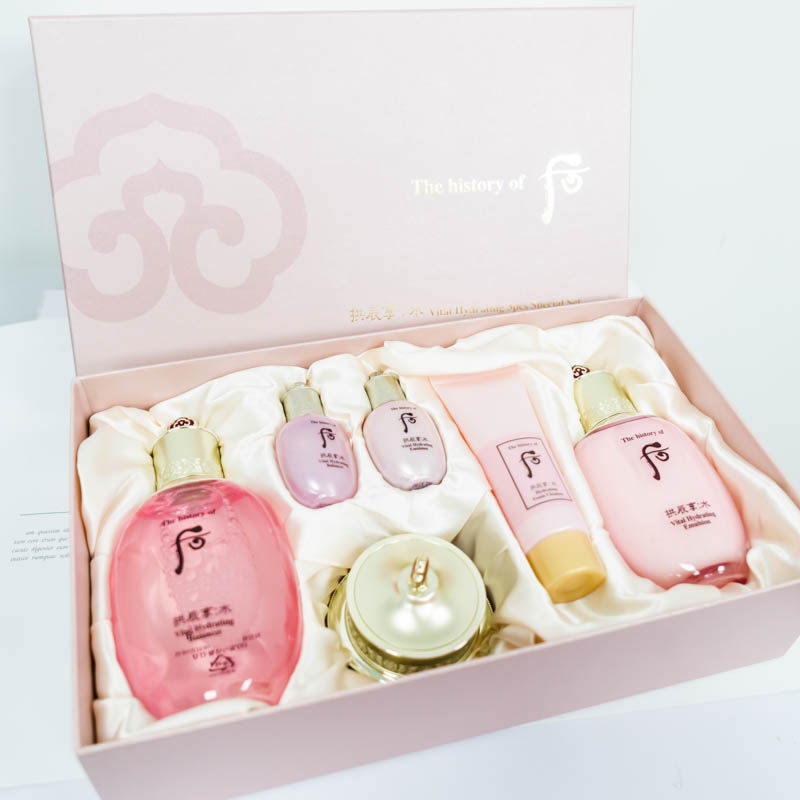 韩国whoo水沄水妍水乳精华套盒舒缓镇定补水面部护理套装