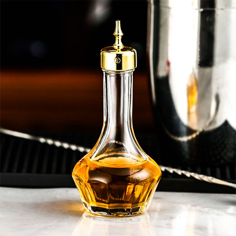 苦精瓶苦艾酒酒瓶酒吧调酒师工具小瓶调酒玻璃瓶药酒瓶鸡尾酒滴瓶