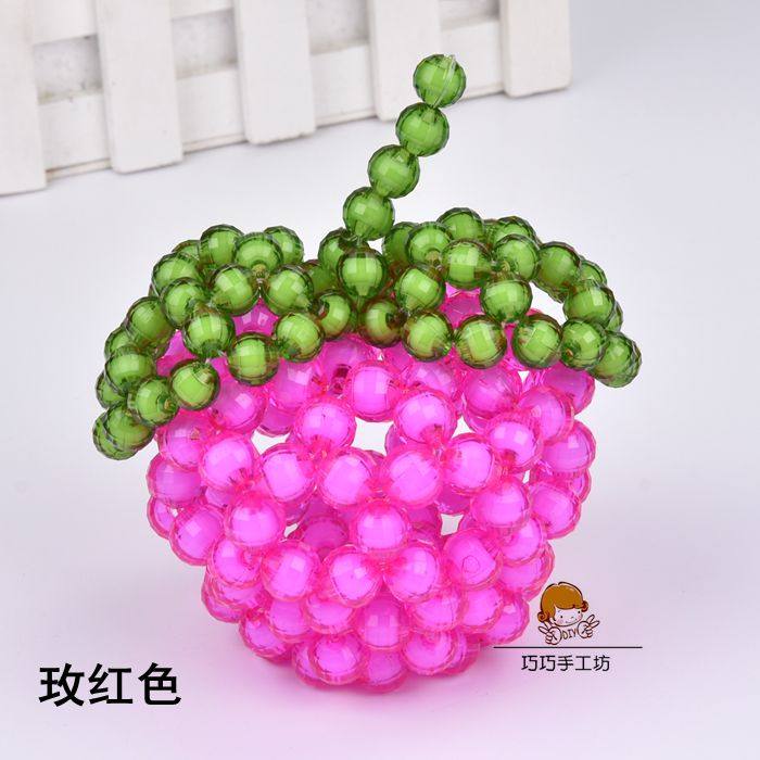 手工串珠苹果平安果平安夜礼品工艺品摆件diy制作摆件