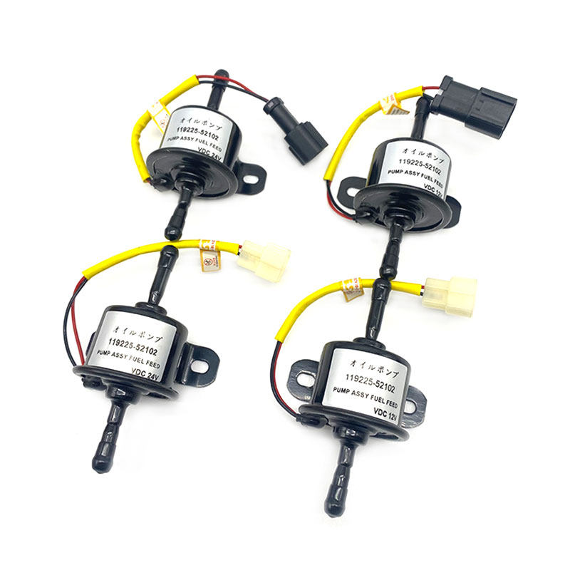 油泵洋马电子泵燃挖掘机24v输油外置12v迷你油泵