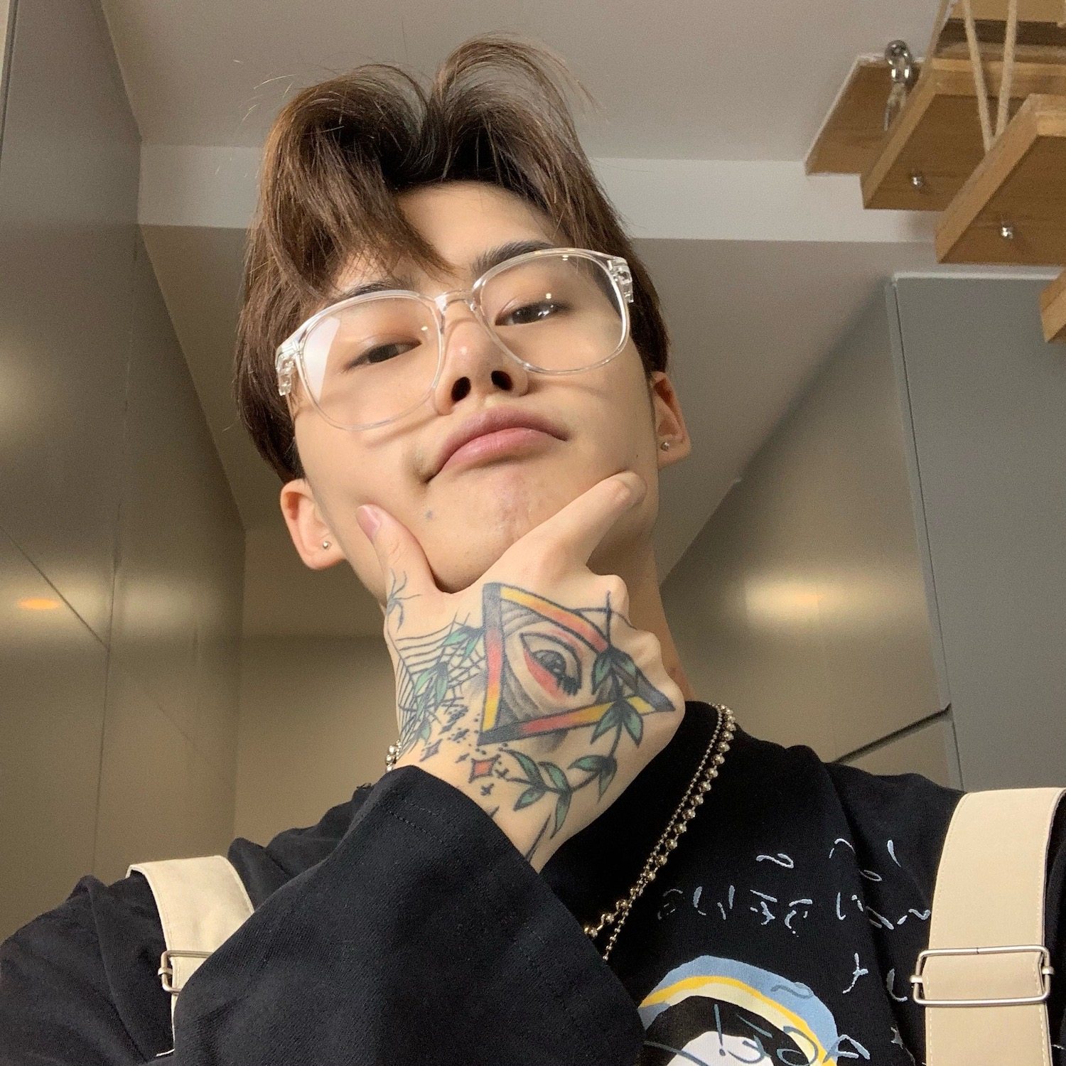 cuibuju/20ss 复古文艺网红ins平光镜男原宿透明白