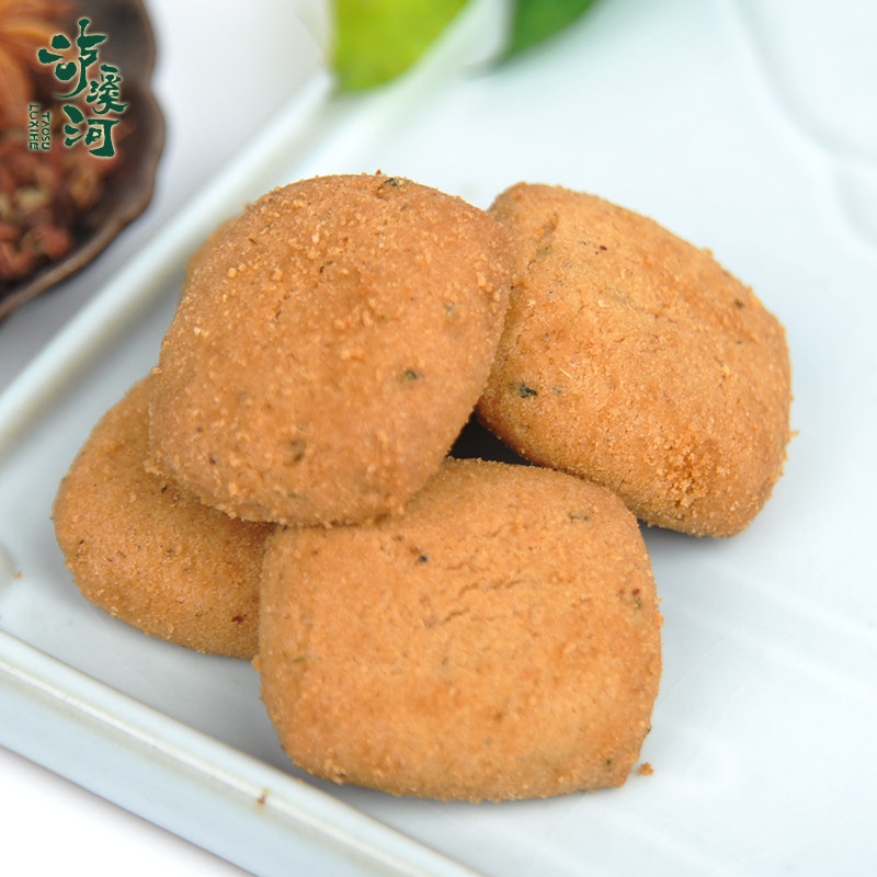 溪河桃酥椒盐酥散饼干咸味传统糕点点心手工酥性饼干