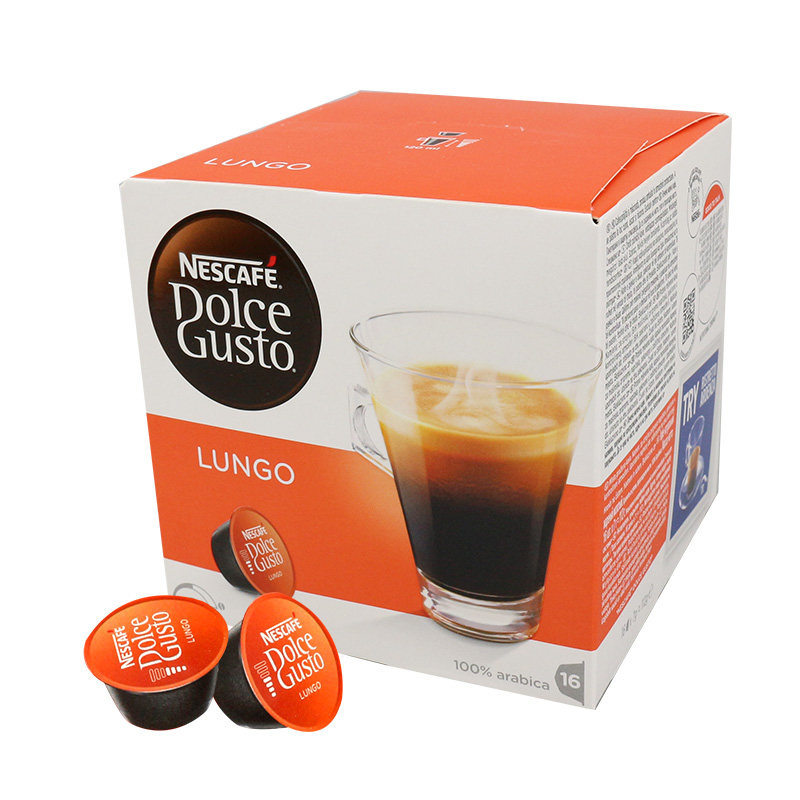 雀巢dolce gusto多趣酷思胶囊咖啡lungo美式浓黑日期新鲜