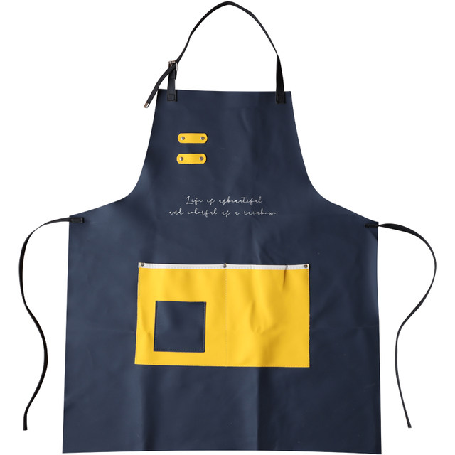 Plus some fun leather aprons waterproof anti-oil pollution clean sleeveless aprons aprons home gardening clothes for men and women Plus some fun leather aprons waterproof anti-oil pollution clean sleeveless aprons aprons home gardening clothes for men and women