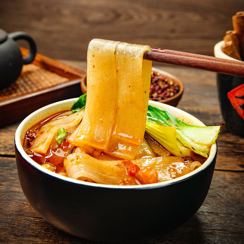 火锅辣味宽粉150g5袋重庆麻辣底料红薯粉条冲泡方便面