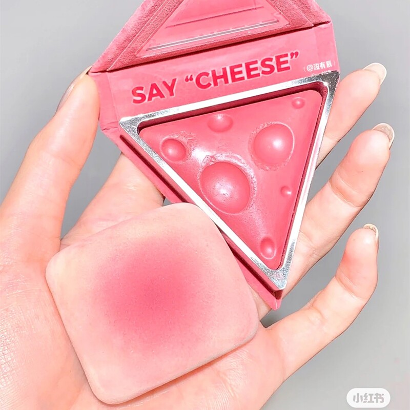 小奥汀芝士双拼奶酪腮红猫和老鼠肉桂奶茶茶色粉色腮红