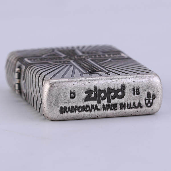 zippo打火机原装正品18年秋季盔甲甲古四面凯尔特zippo