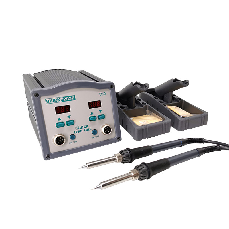 quick快克203d数显控温电烙铁原装正品高频涡流焊台