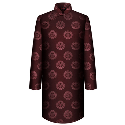 善唯唐装真丝纯棉寿衣男全套殡葬用品老人过世衣服冲喜寿服七件套