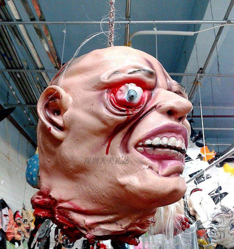 鬼头万圣节酒吧ktv鬼屋装饰吓人人大吊死死鬼其它