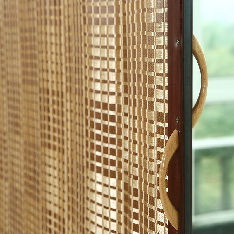简易推拉门竹帘子门帘竹帘窗帘卷帘日式隔断帘遮光遮阳饭店阳台