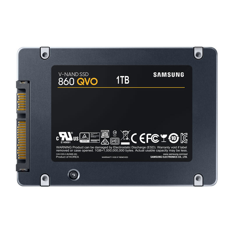 samsung/三星860 qvo 1t 1tb 7mm sata 2.5寸 1000g ssd固态硬盘