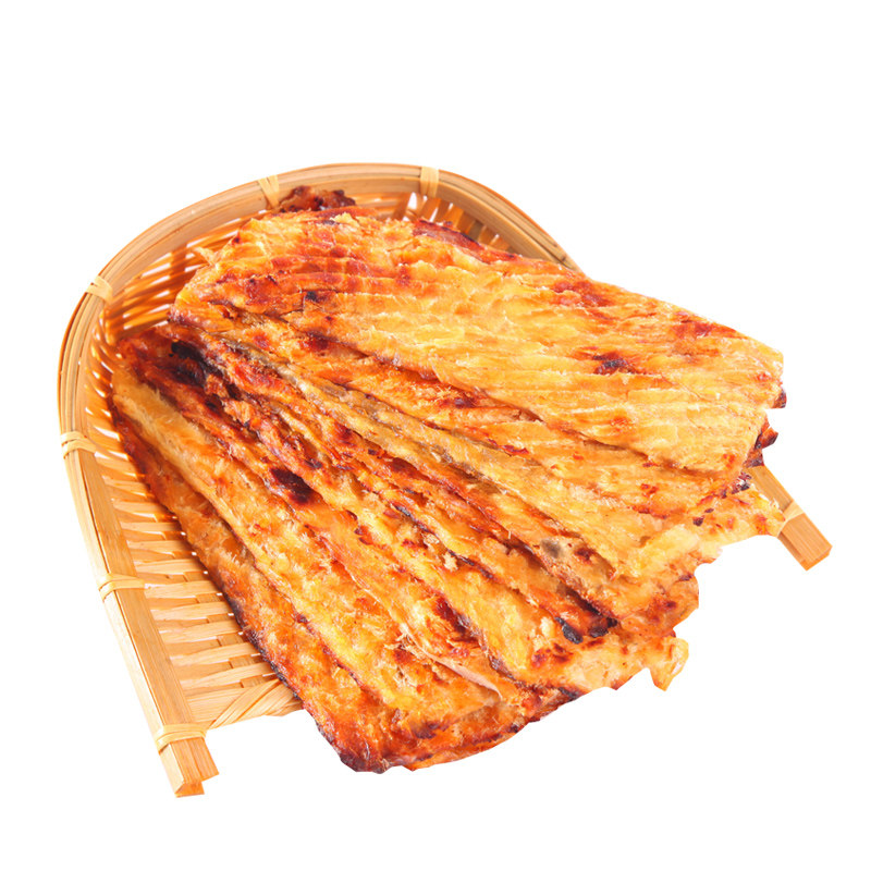 婷婷海鲜大连特产美食小吃零食手工现烤鱼条120g鱼片无刺健康零食