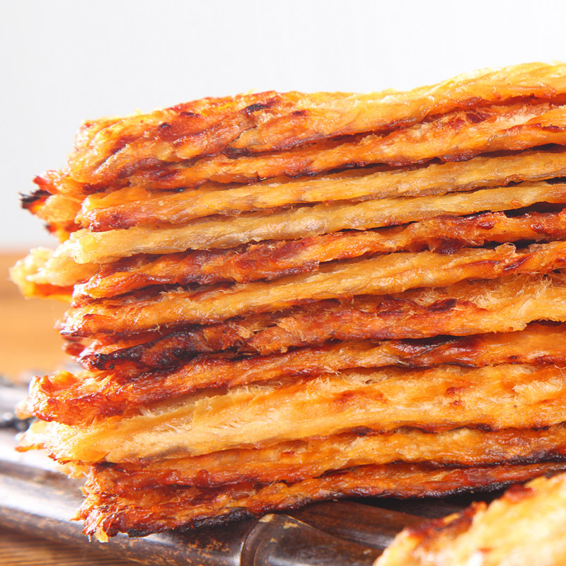 婷婷海鲜大连特产美食小吃零食手工现烤鱼条120g鱼片无刺健康零食