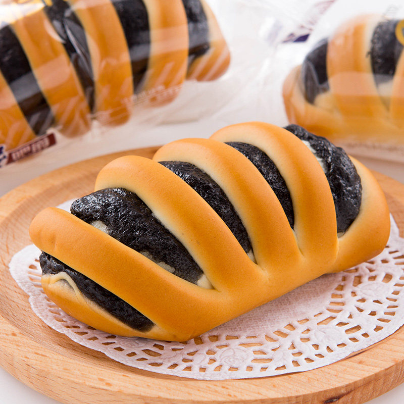 吧爵黑米面包 黑米奶酪夹心面包500g 特产零食蛋糕点心 1斤包邮
