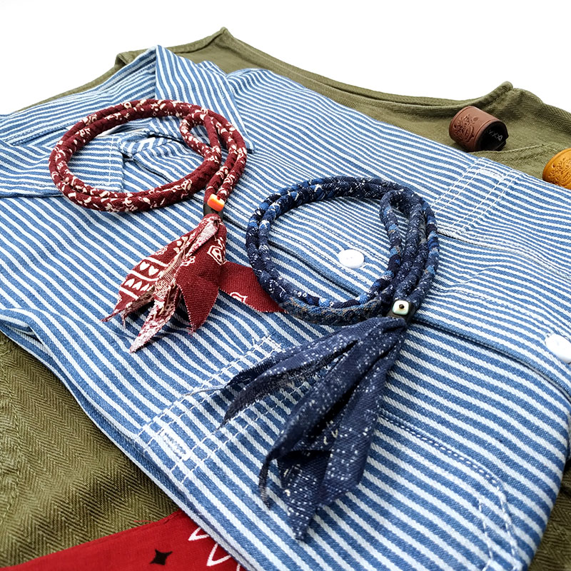 滚烫时光阿美咔叽复古vintage染布项链日系ins项链