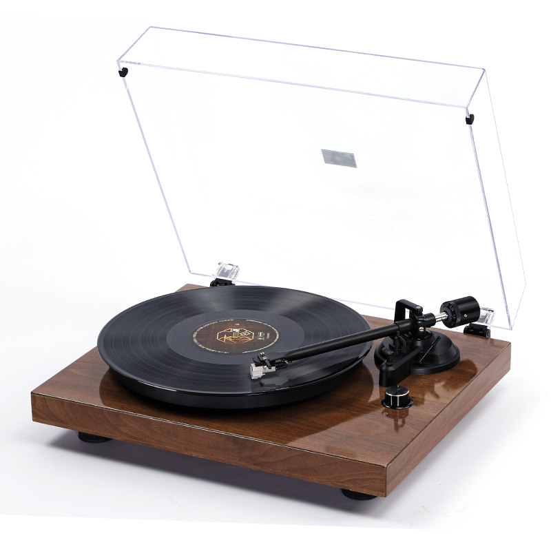 包邮华携动磁唱头留声机lp黑胶唱片机复古蓝牙老式黑胶唱片机