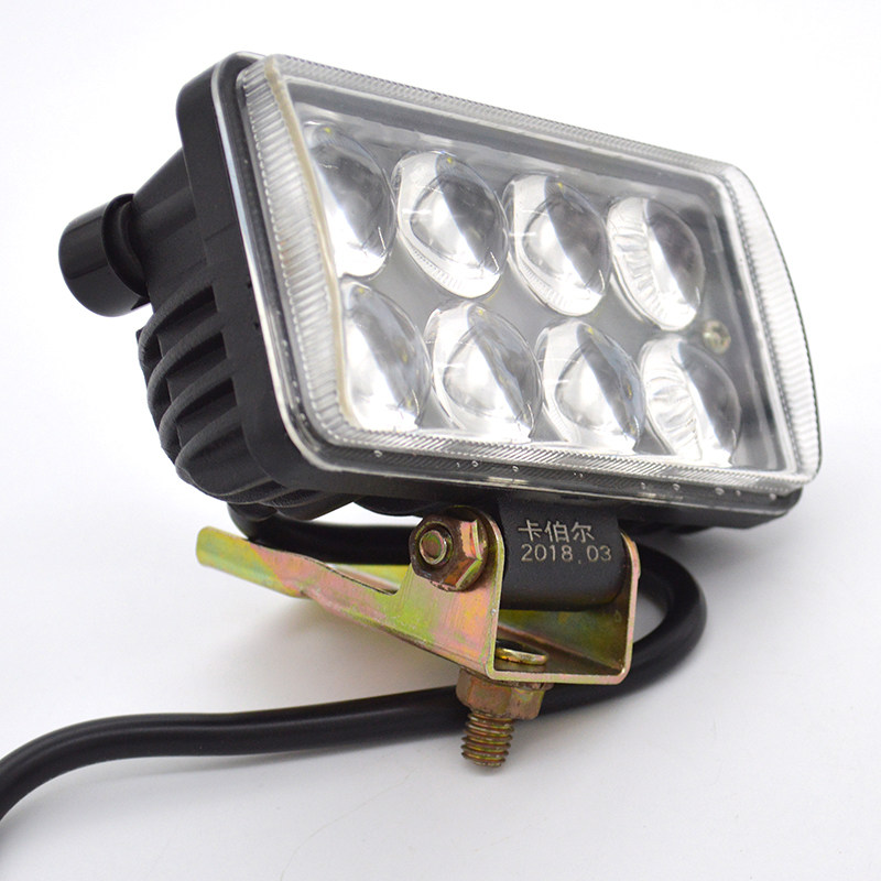 led射灯电动车摩托车汽车货车农用车12v80v通用大灯电动车灯