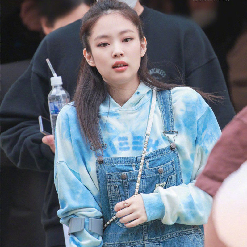 > 小育家studio > jennie风金智妮同款扎染卫衣女韩版宽松秋冬加绒