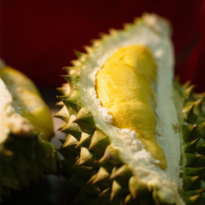 榴星球马来西亚火山红肉榴莲盒装冷冻果肉500g