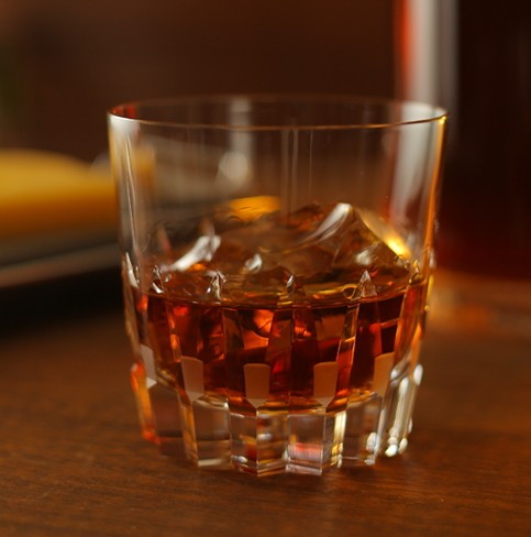 现货日本进口江户切子水晶杯 威士忌杯 冷酒杯手工玻璃杯酒杯礼品