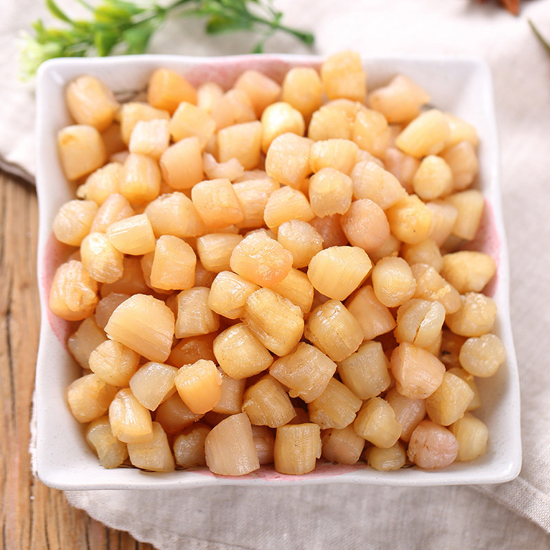 灵山岛自晒无港湾扇贝干贝瑶柱青岛特产干贝