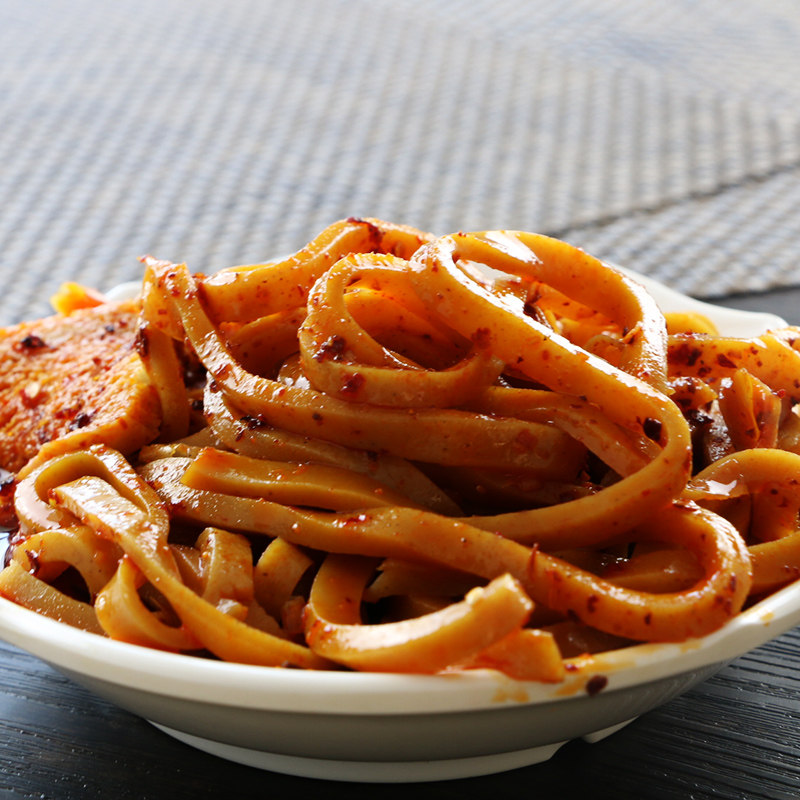 再回首荞面酿皮特产小吃凉皮荞麦面含面筋顺丰空运 满五份包邮