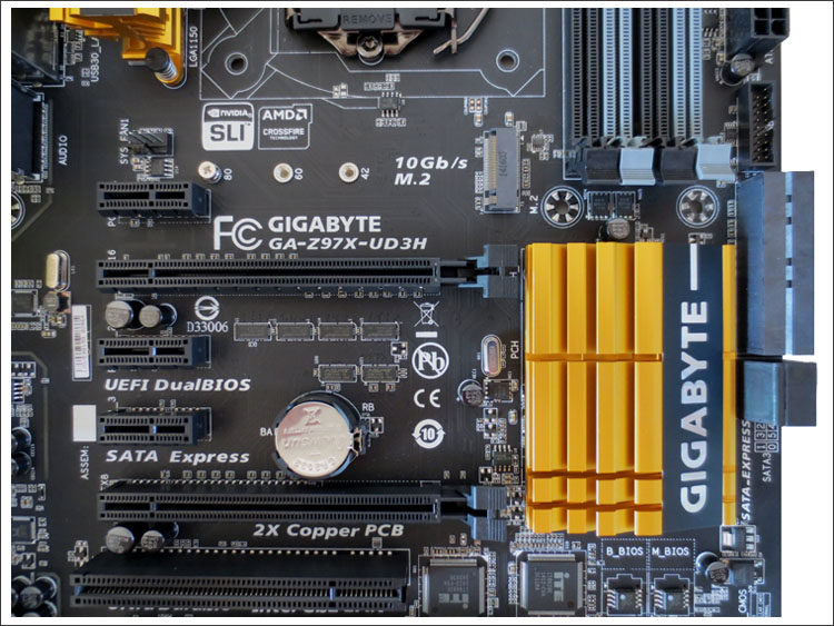 台式机gigabyte技嘉z97xud3h1150针z97主板支持i74790k主板