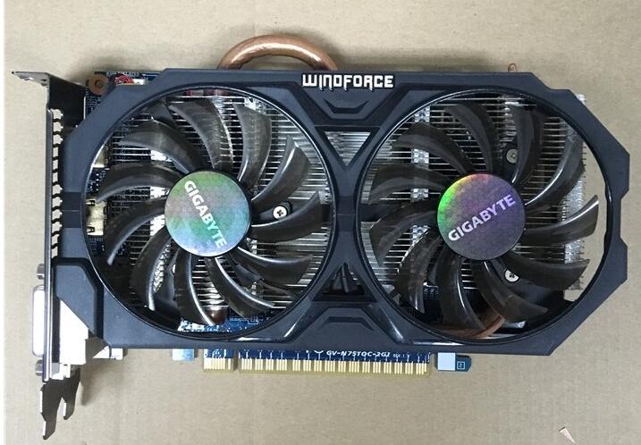 二手技嘉gtx750ti2glol吃鸡英雄联盟拆机显卡支持显卡