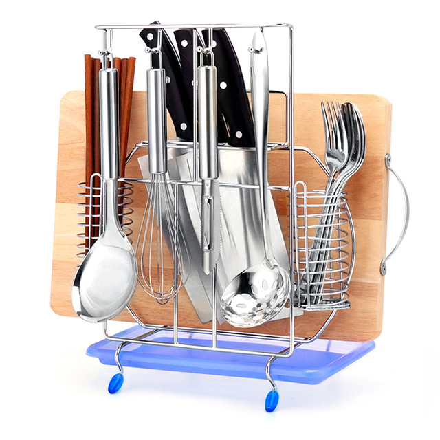 Kitchen knife holder knife holder chopping board holder cutting board shelf knife holder kitchen rack supplies chopsticks spoon knife storage rack Kitchen knife holder knife holder chopping board holder cutting board shelf knife holder kitchen rack supplies chopsticks spoon knife storage rack