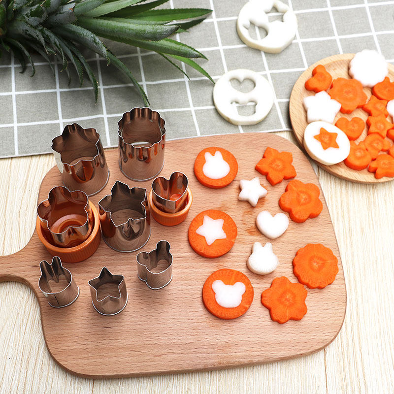 模具宝宝蔬菜水果造型水果切花蝴蝶面面儿童食物烘焙模具